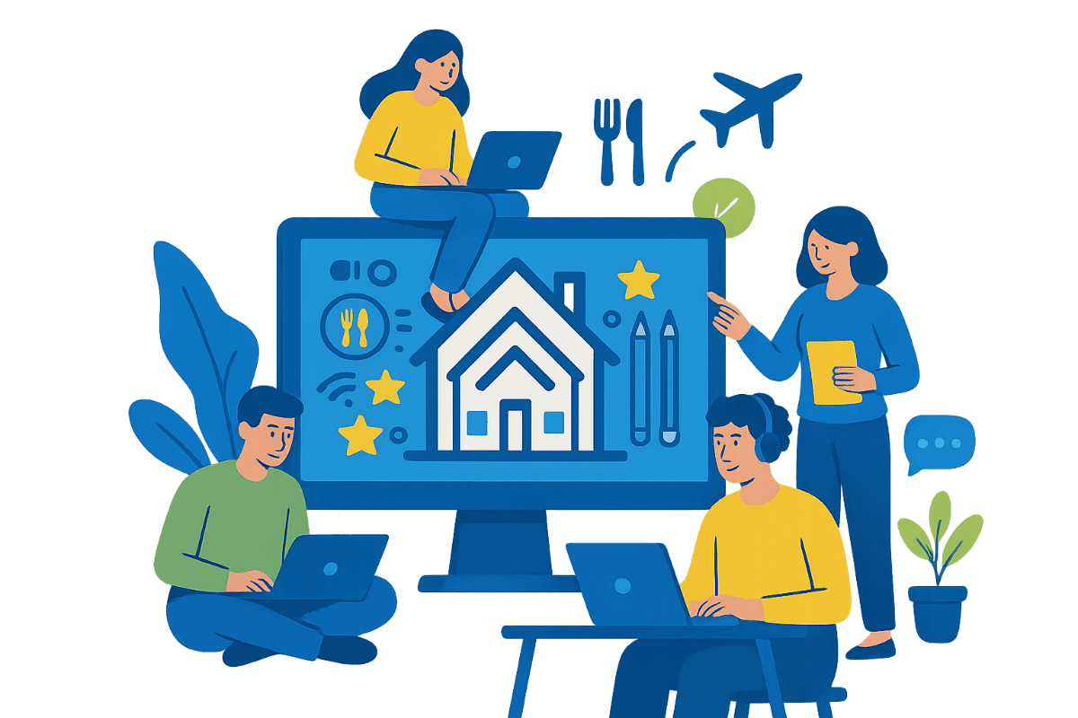 The Digital Host is a European education project aimed at digitally upskilling operators in the non-hotel accommodation sector